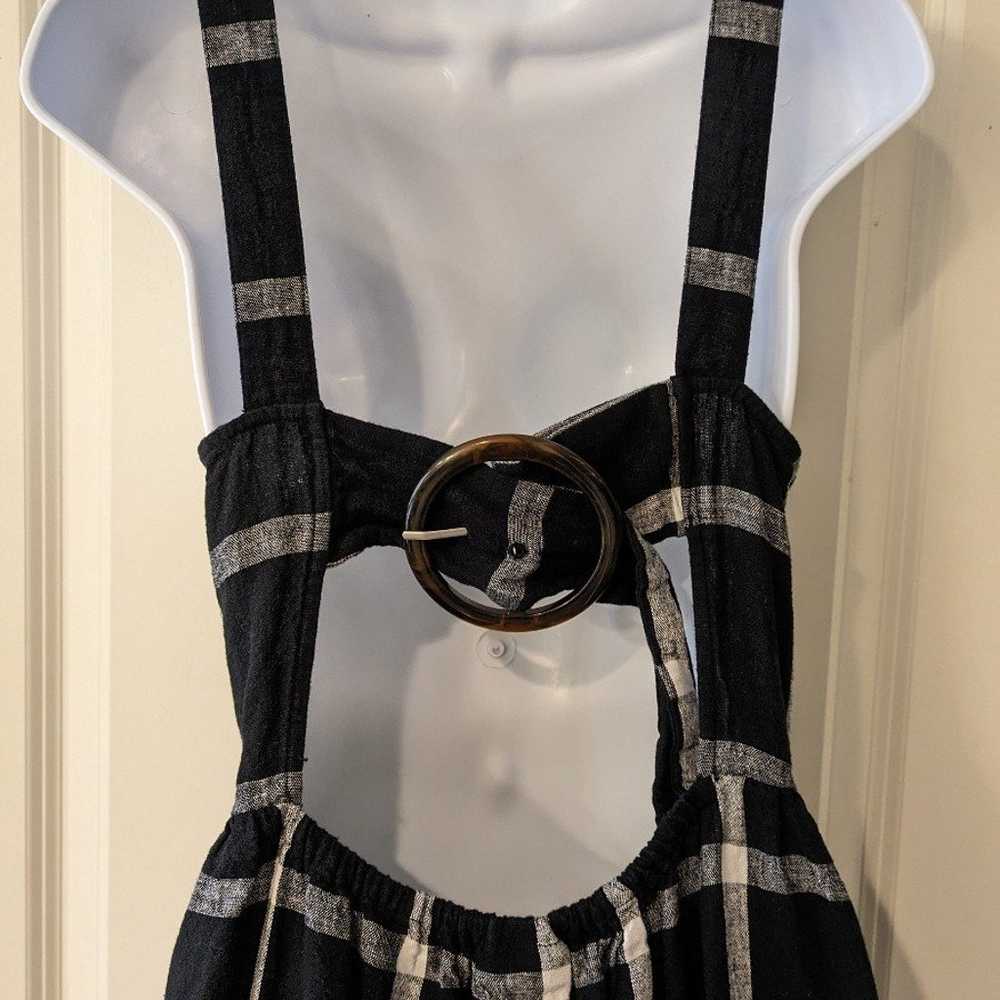 Black Plaid Dress Size XXL - image 4