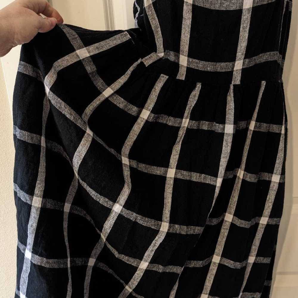 Black Plaid Dress Size XXL - image 5