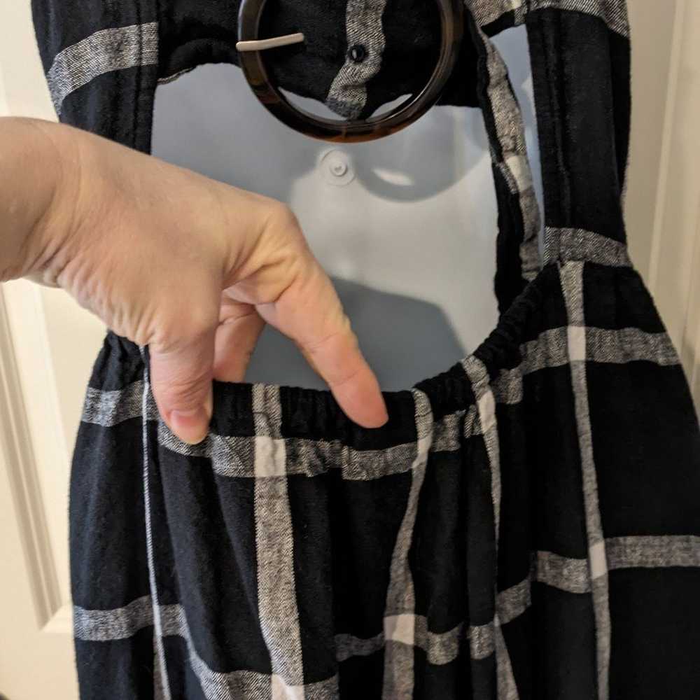 Black Plaid Dress Size XXL - image 7