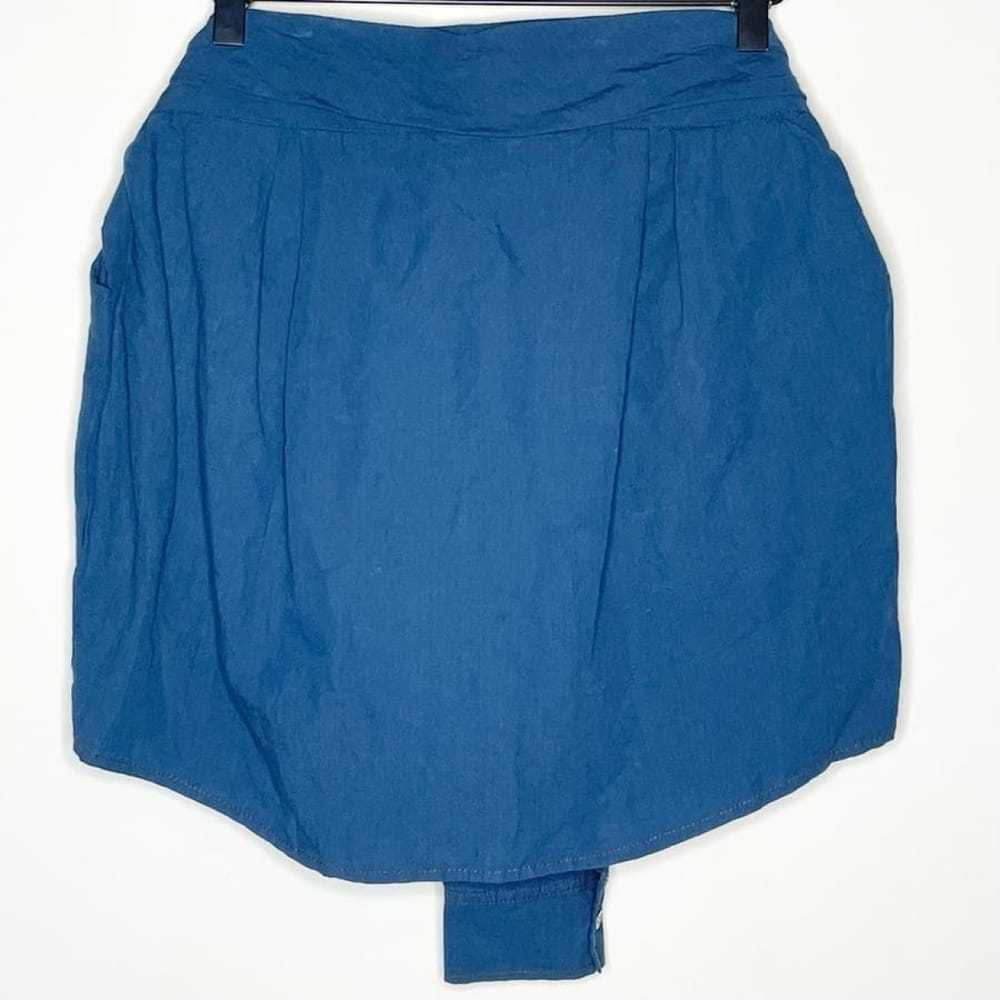 Theory Linen mini skirt - image 2