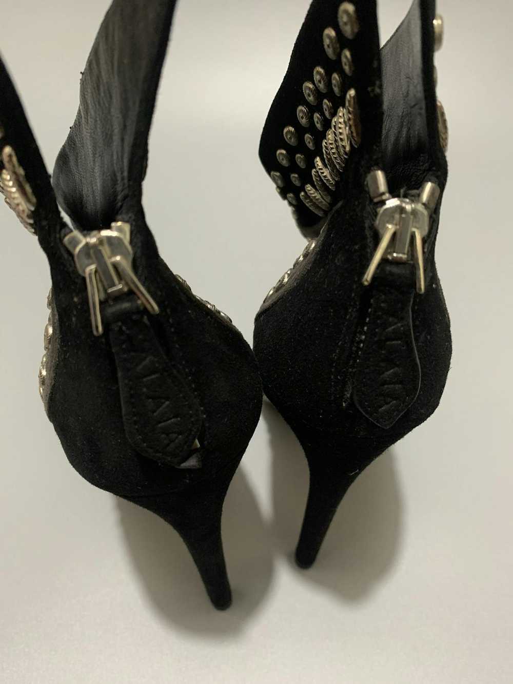 Alaia Alaia Studded Leather Wings Heels - image 12