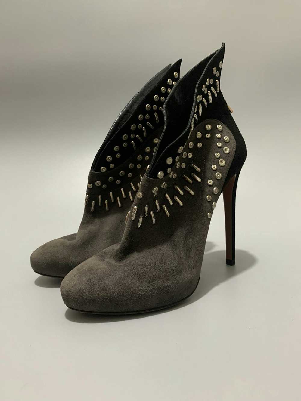 Alaia Alaia Studded Leather Wings Heels - image 4