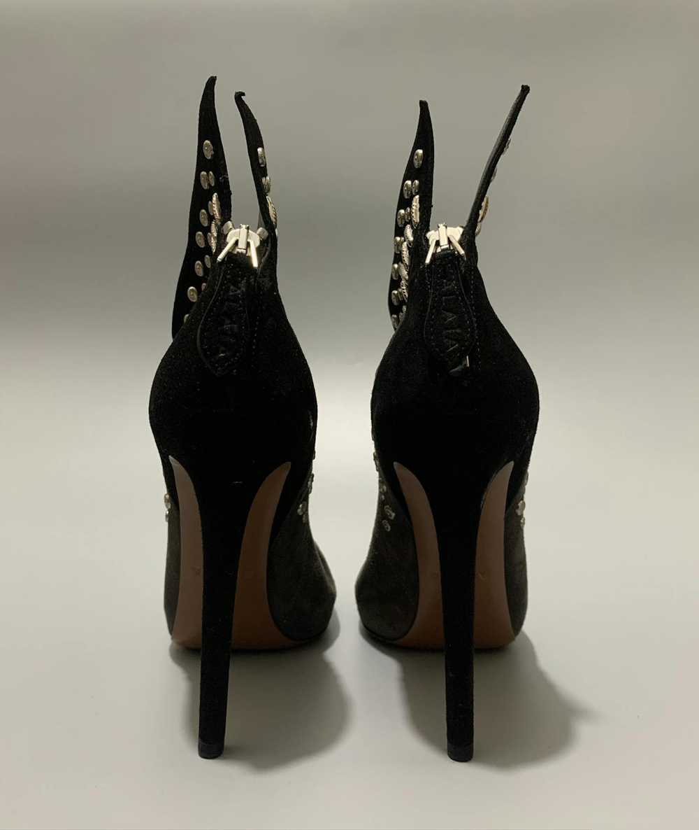 Alaia Alaia Studded Leather Wings Heels - image 7