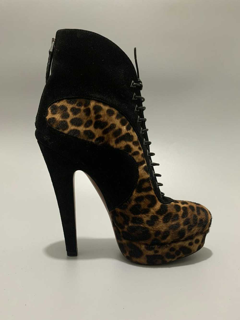 Alaia Alaia Rare Safari Leopard Fur Leather Heels - image 6