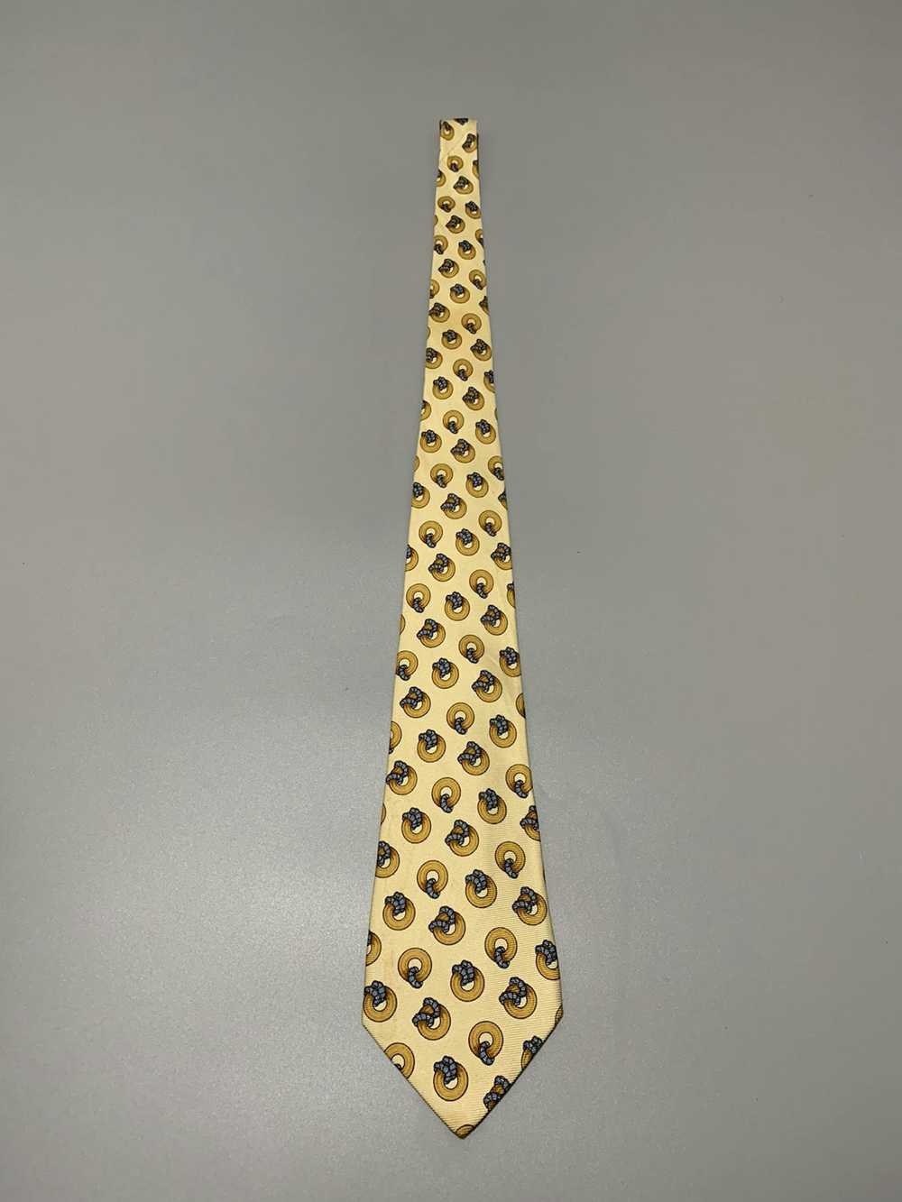 Celine Rare monogram donut design celine neck tie - image 1