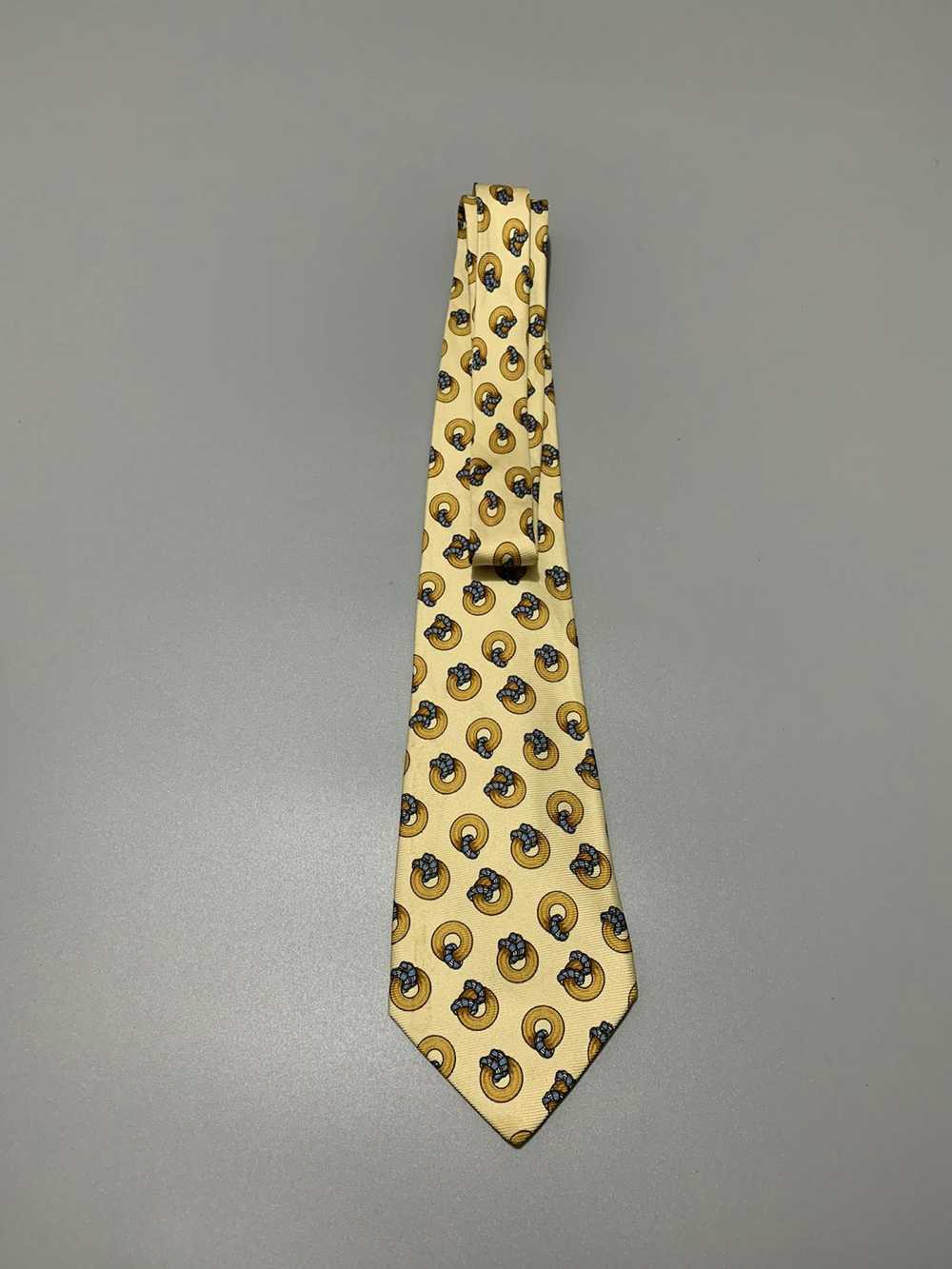 Celine Rare monogram donut design celine neck tie - image 2