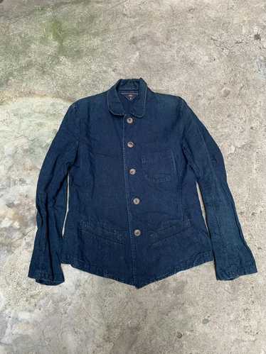 45rpm 45rpm: Indigo Dyed Shirt - image 1