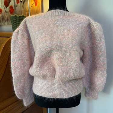 1980’s Handknitted Pink Sweater ~ Small