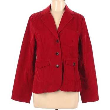 Red Talbots Corduroy Jacket