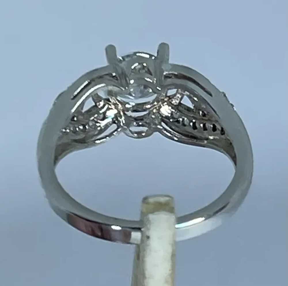 14k Moissanite, Diamonds & Tsavorite Ring, free r… - image 7
