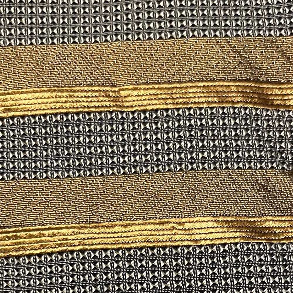 Henry Grethel Gold Silk Tie - image 3