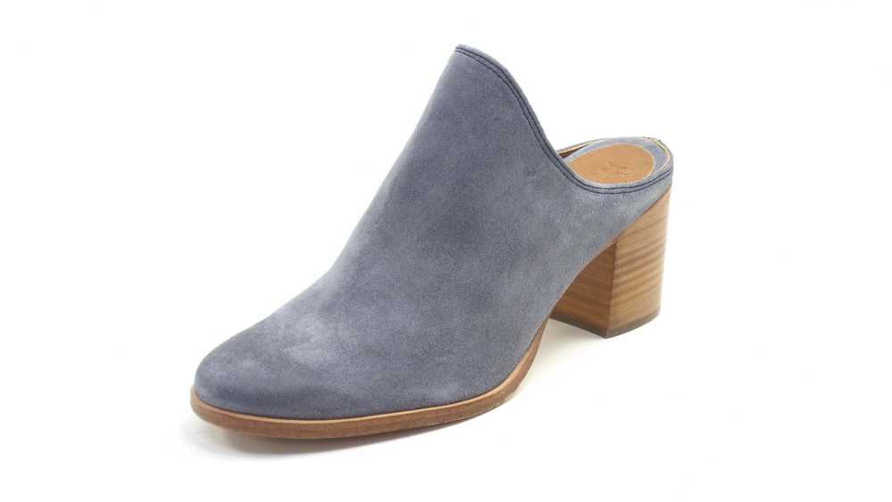 Frye Suede Heeled Mules Naomi Mule Jeans - image 1