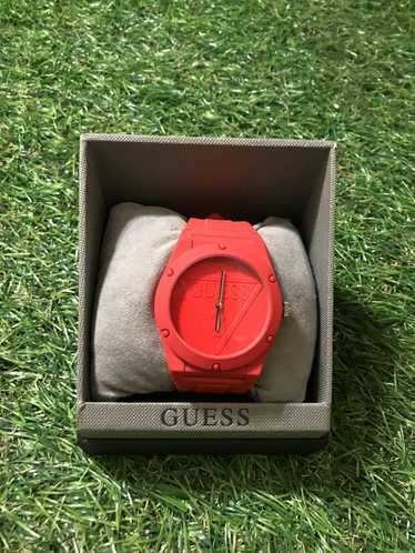 Guess × Streetwear × Vintage Guess red watch