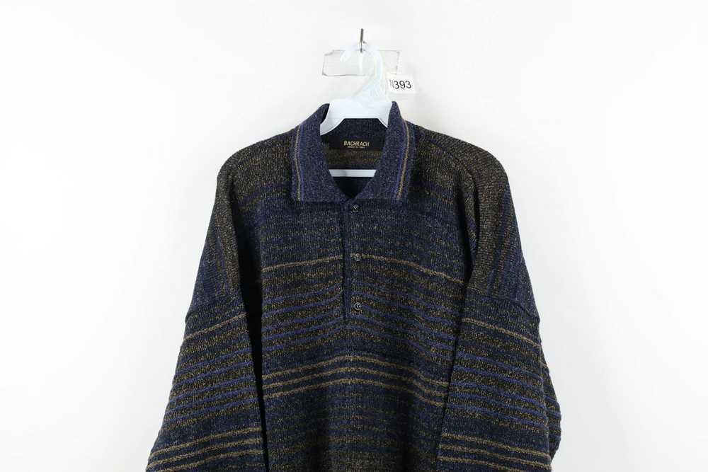 Vintage Vintage 90s Coogi Style Striped Wool Knit… - image 2