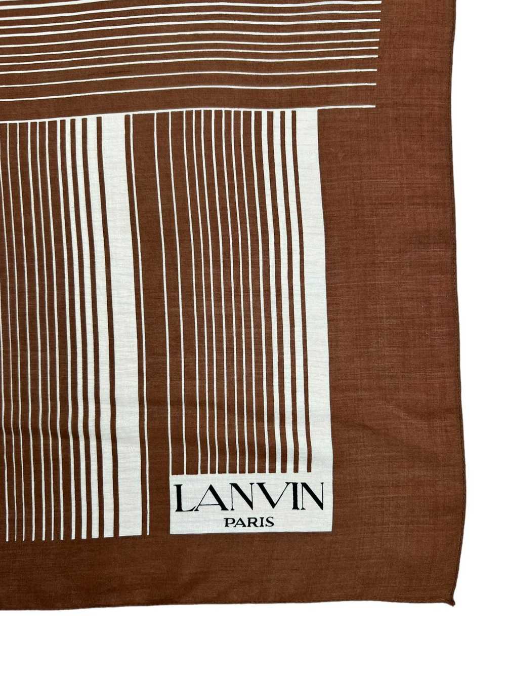 Designer × Lanvin × Vintage Lanvin Paris Handkerc… - image 3