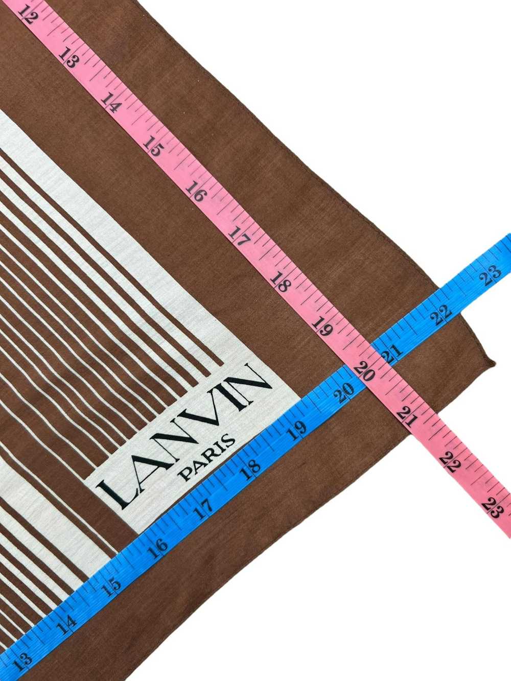 Designer × Lanvin × Vintage Lanvin Paris Handkerc… - image 6