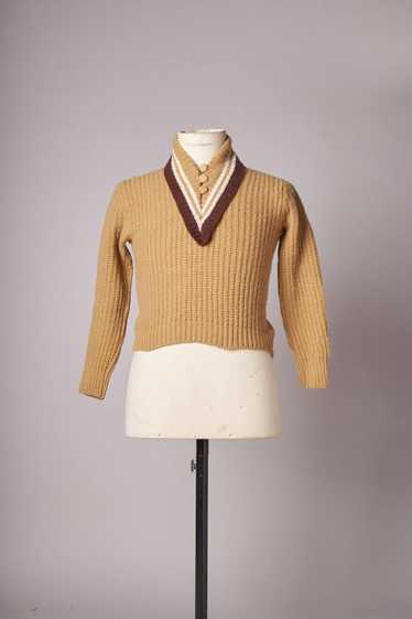 Vintage 1950s Mod Pull Over Sweater