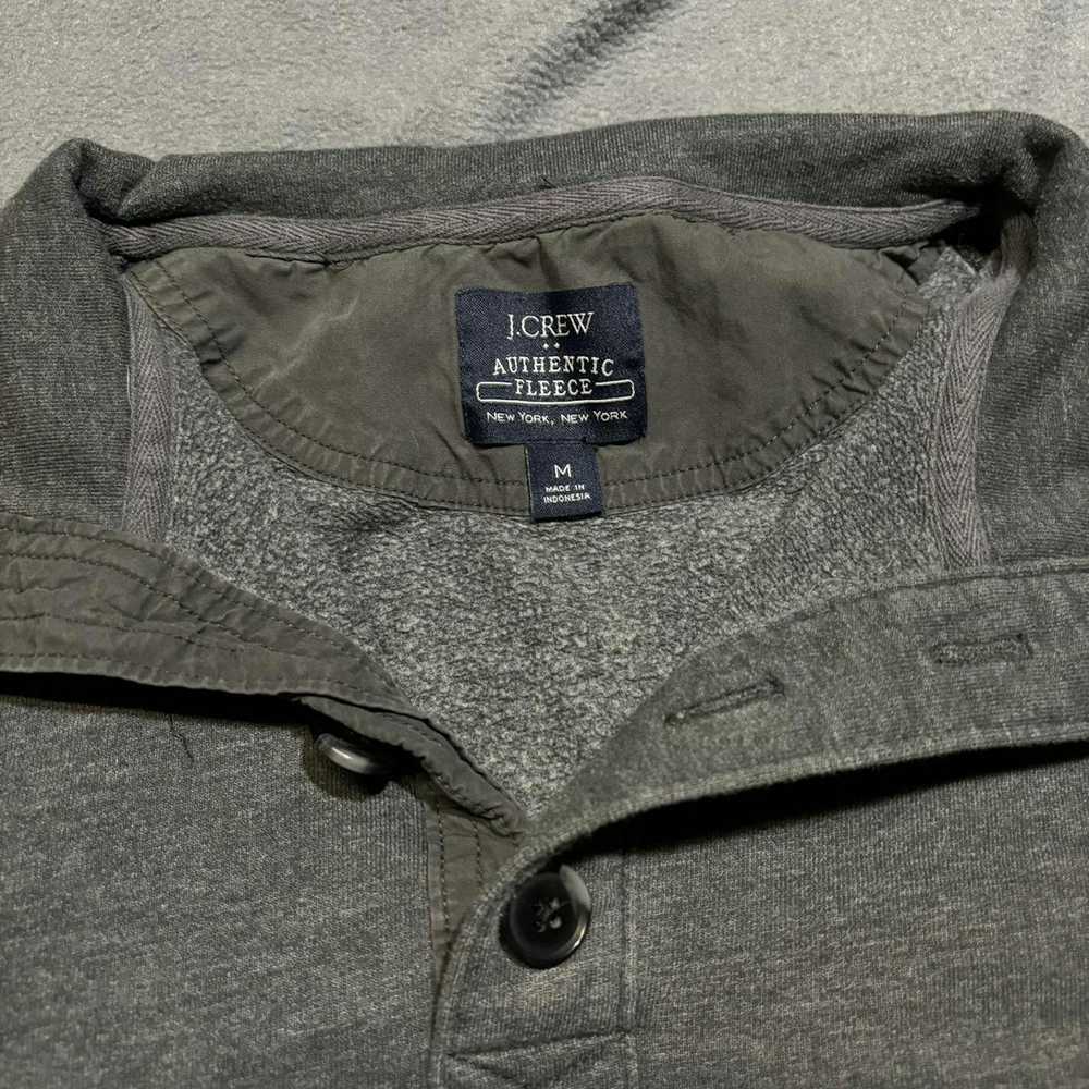 J.Crew J Crew Gray Collared Sweater - image 6