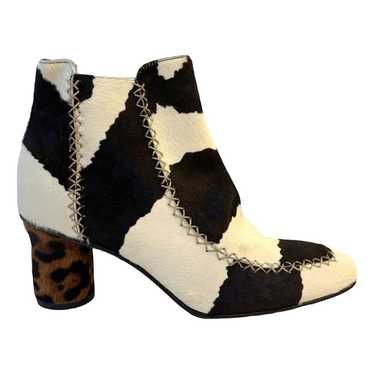 JW Anderson Pony-style calfskin western boots - image 1