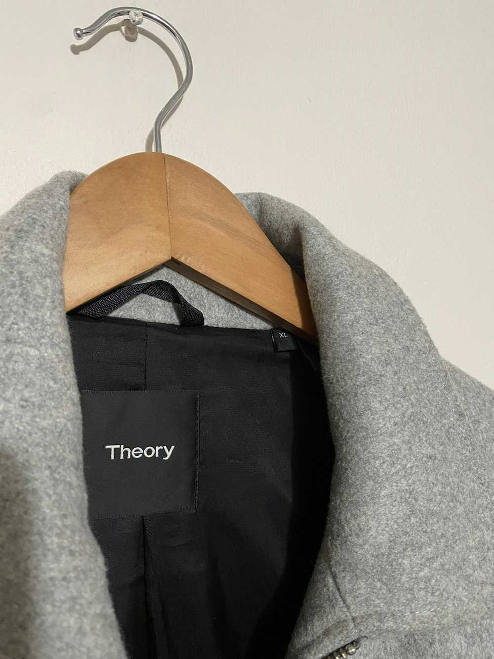 Theory Theory Wool Jacket Light Grey - image 6