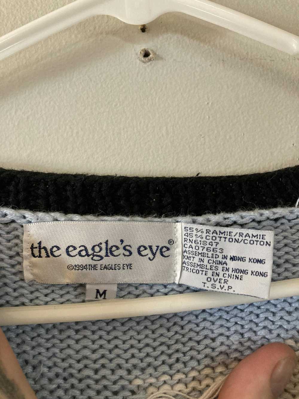 Vintage The Eagles Eye Knit Picnic Short Sleeve V… - image 5