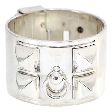 Hermès Collier de chien silver bracelet - image 1