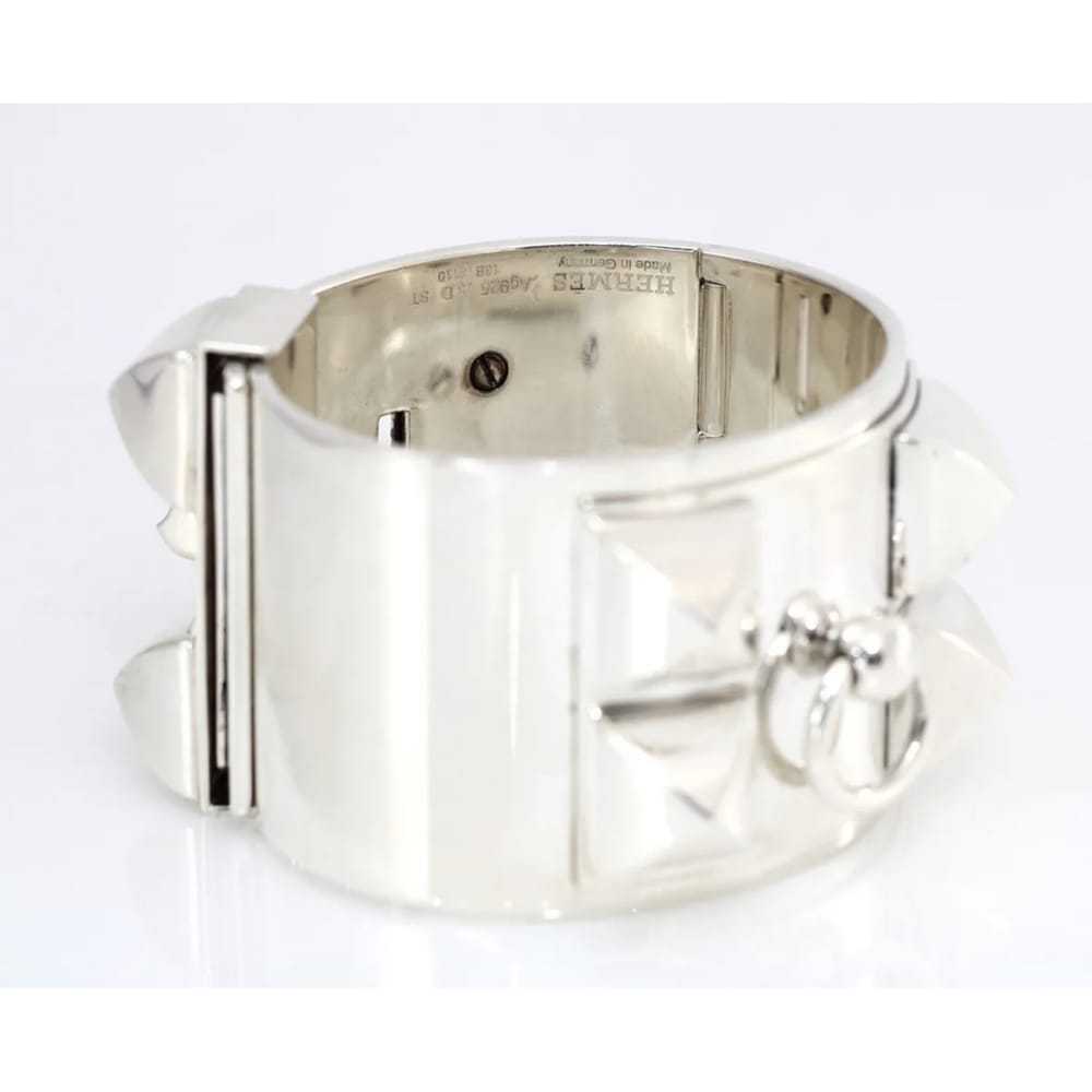 Hermès Collier de chien silver bracelet - image 3