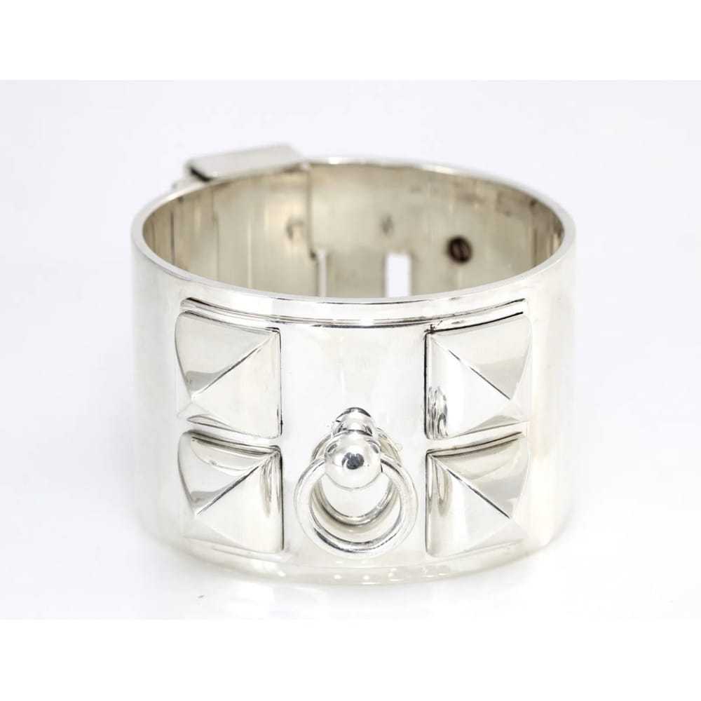 Hermès Collier de chien silver bracelet - image 6