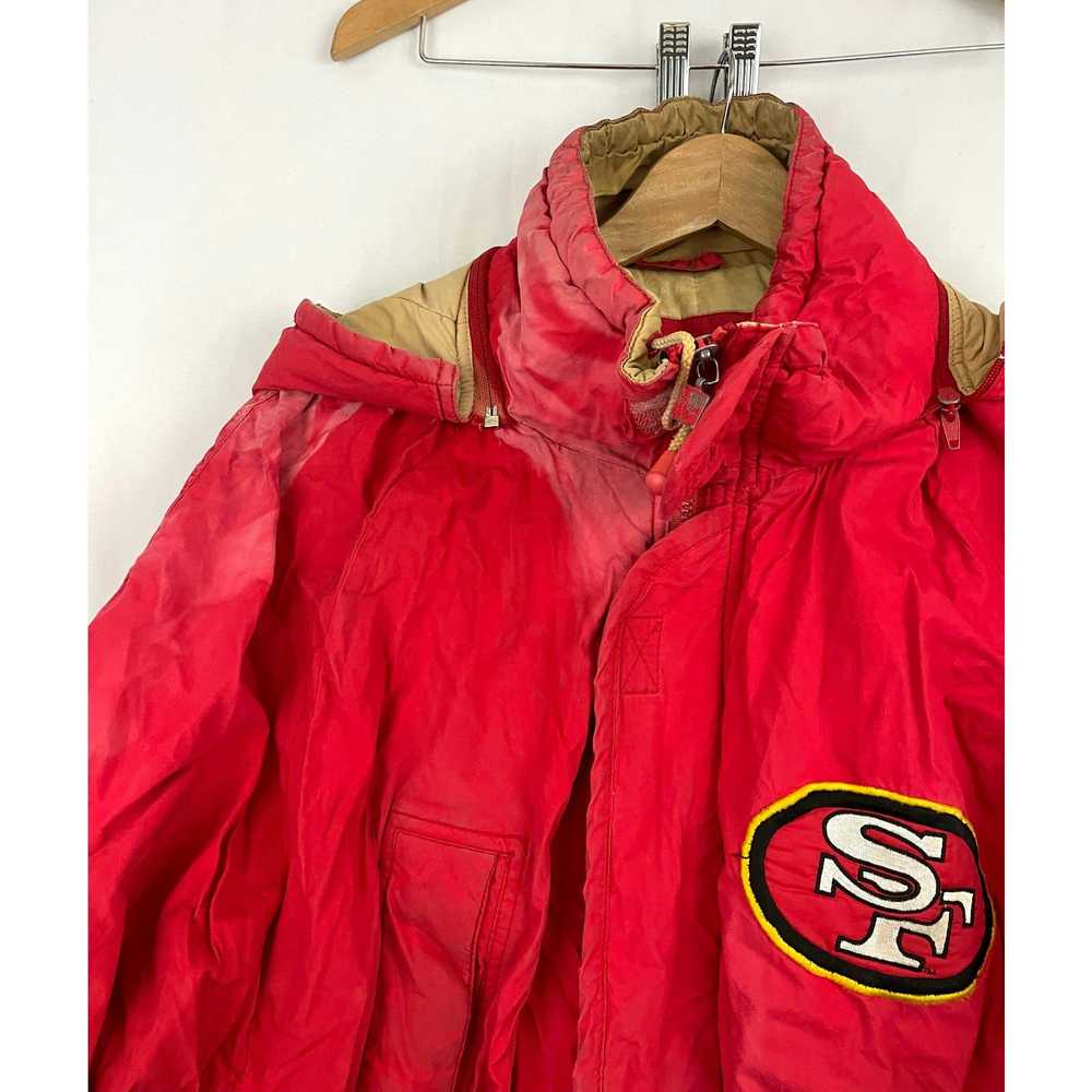 Mirage VTG NFL Hooded Jacket L San Francisco 49er… - image 10