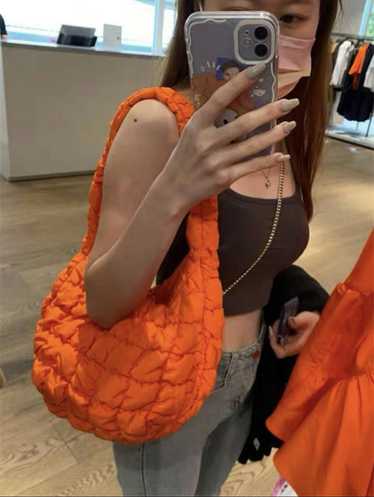 Cos COS Orange cloud handbag