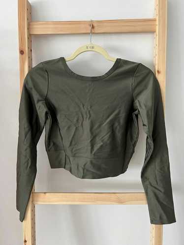 Kyodan Kyodan Cropped Fitted Top Army Green ( M )