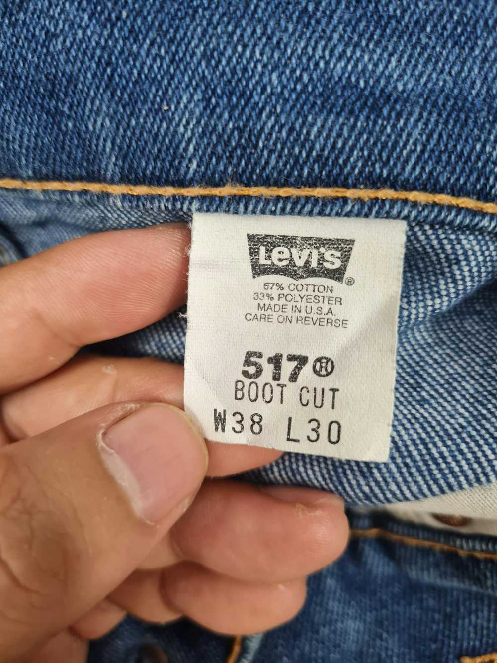 Levi's × Made In Usa × Vintage Vtg LEVIS 517 Flar… - image 12