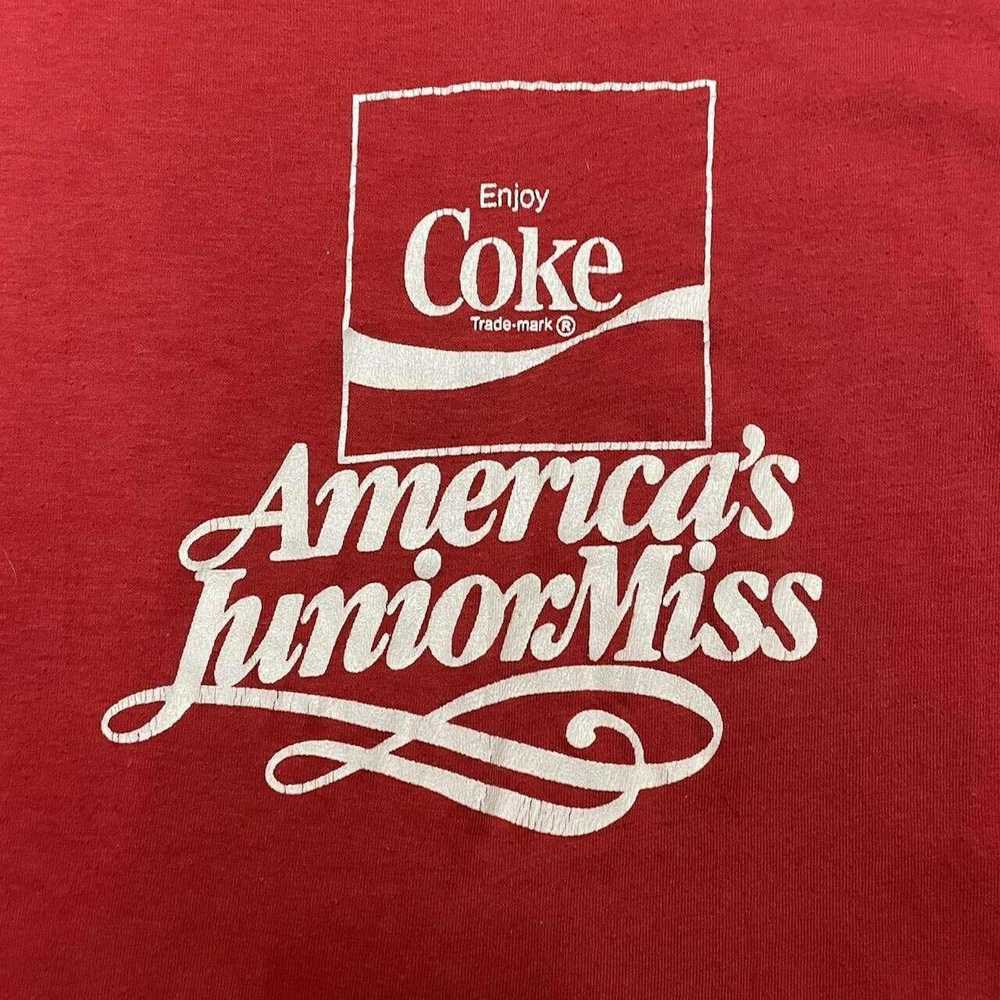 Designer Vintage 80s Shirt Mens Medium Coca Cola … - image 3