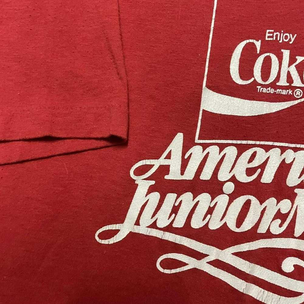 Designer Vintage 80s Shirt Mens Medium Coca Cola … - image 4