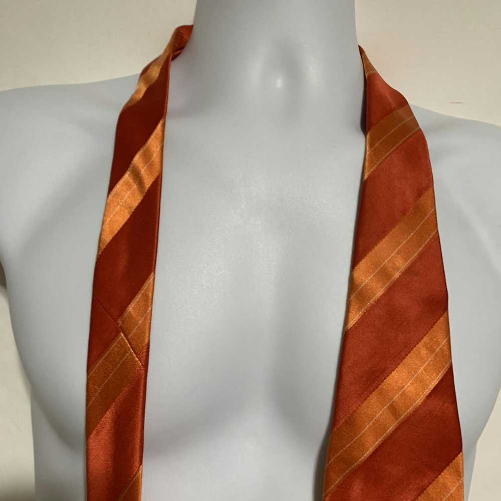 Charles Tyrwhitt Striped Silk/Cotton tie Made in … - image 4