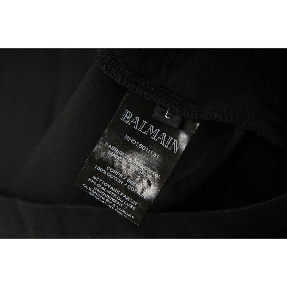 Balmain Balmain Black Gold Logo T Shirt - image 5