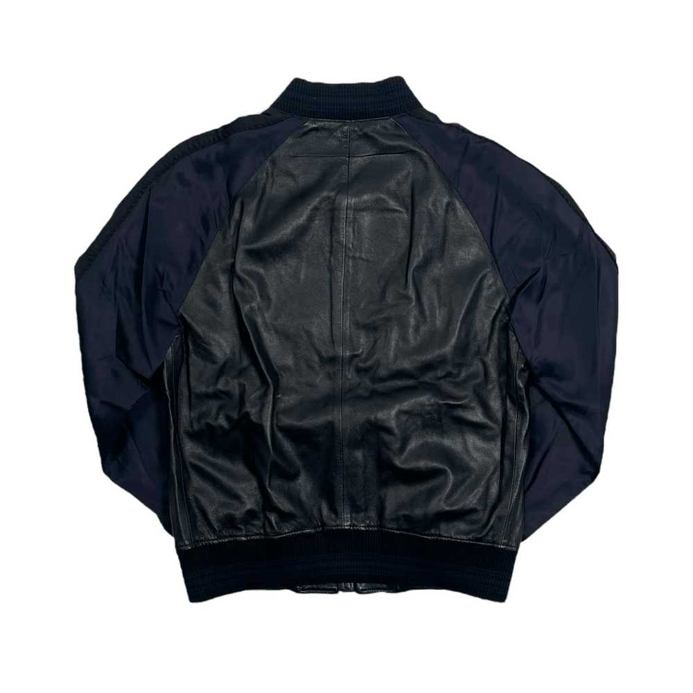 Givenchy Givenchy Star Leather Varsity Jacket Bla… - image 2