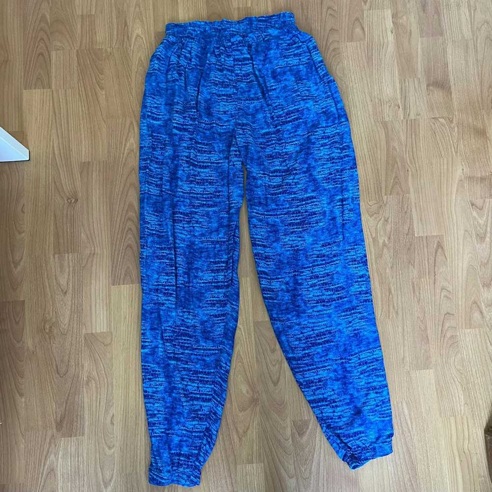 Vintage Vintage Blue Festival Rave Travel Pants S… - image 2