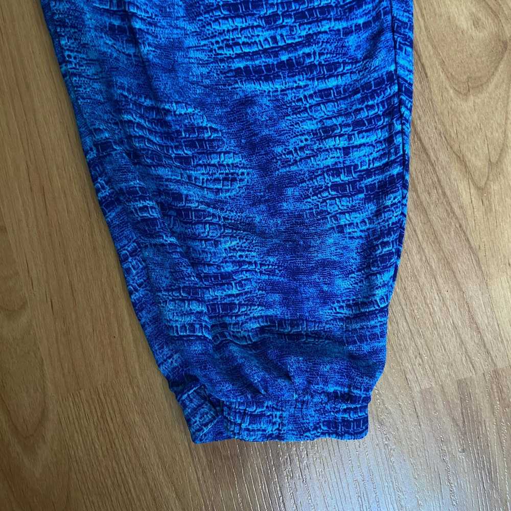 Vintage Vintage Blue Festival Rave Travel Pants S… - image 6