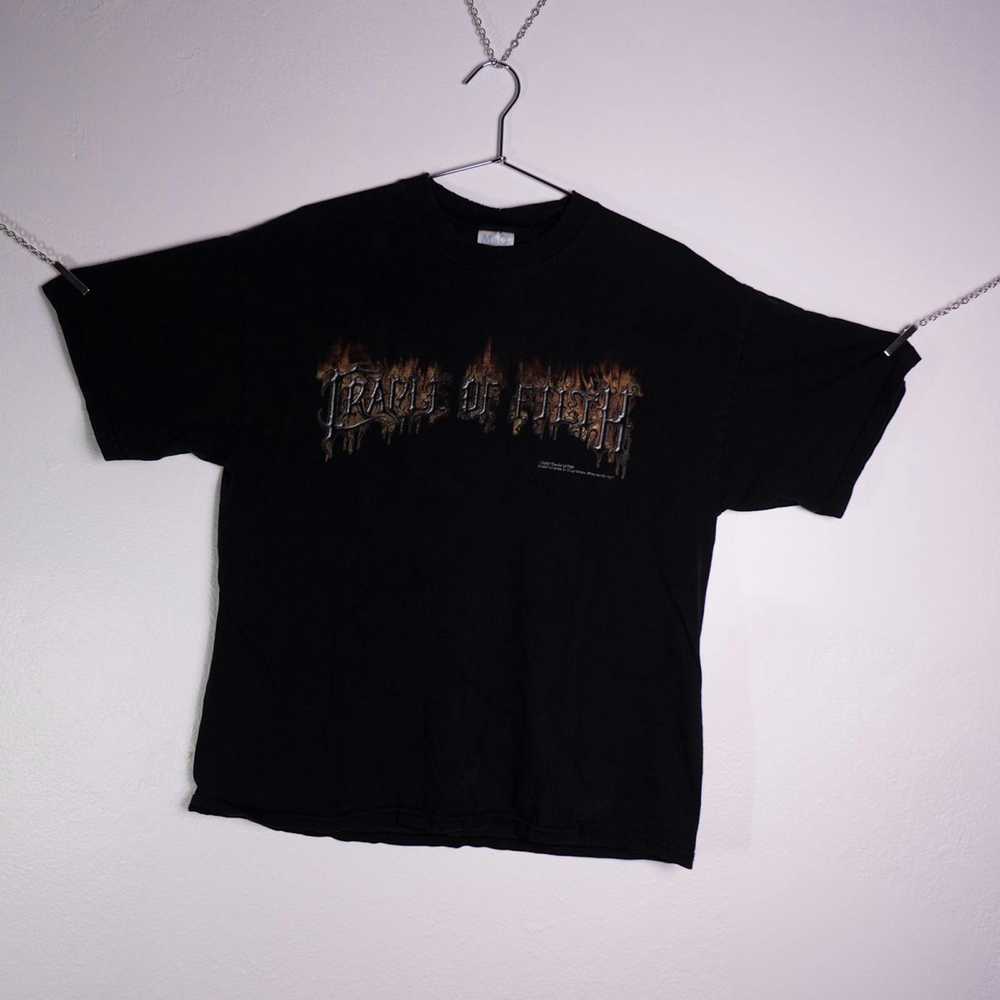 Band Tees × Japanese Brand × Vintage 2000 Cradle … - image 1