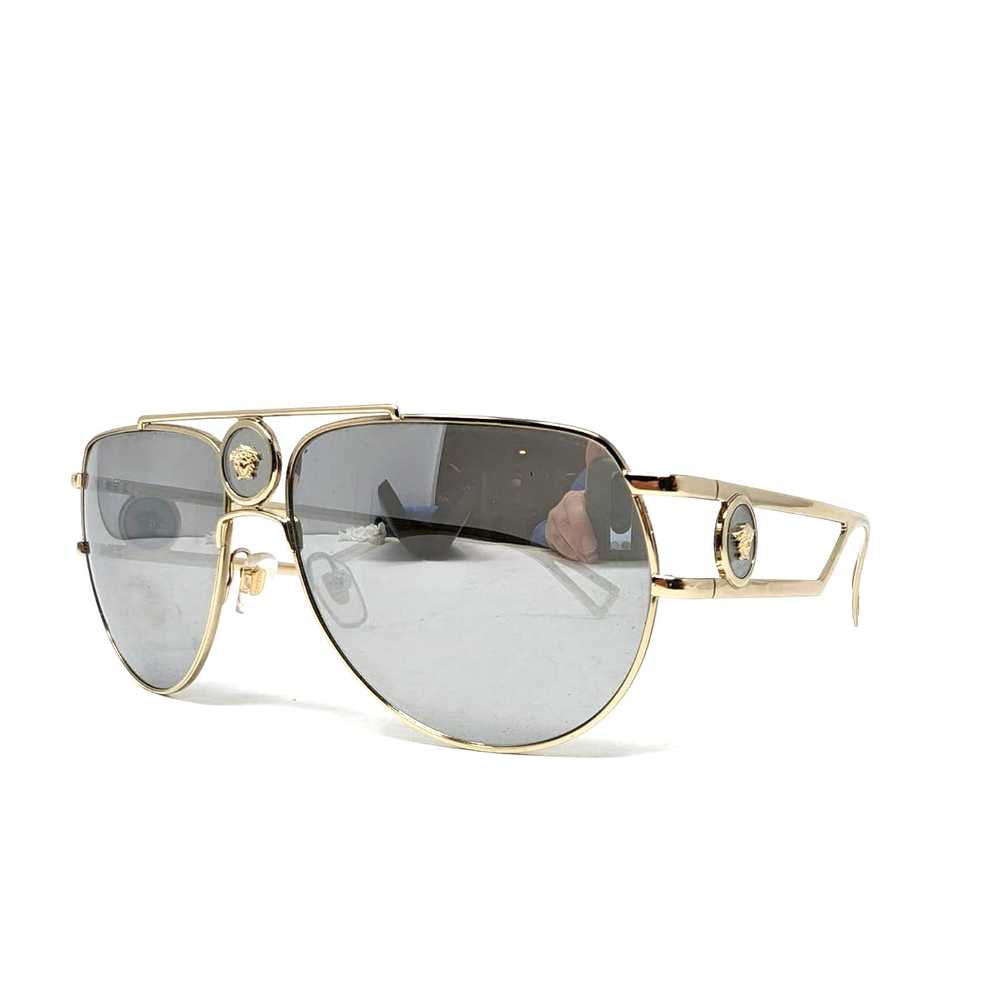 Versace VERSACE VE2225 Men's Sunglasses Pilot Gol… - image 2