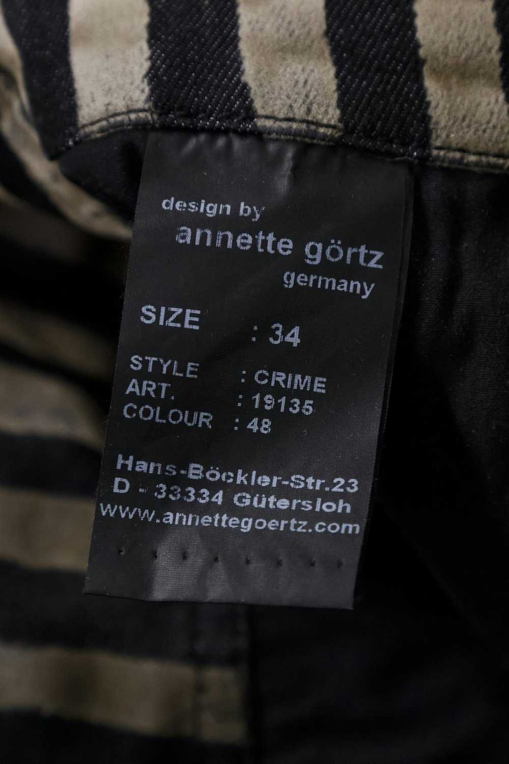 Annette Gortz Annette Gortz Crime Brown Stripe Pr… - image 10