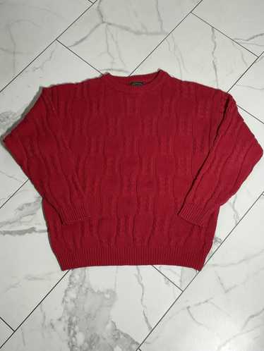 Coloured Cable Knit Sweater × Vintage Vintage Izod