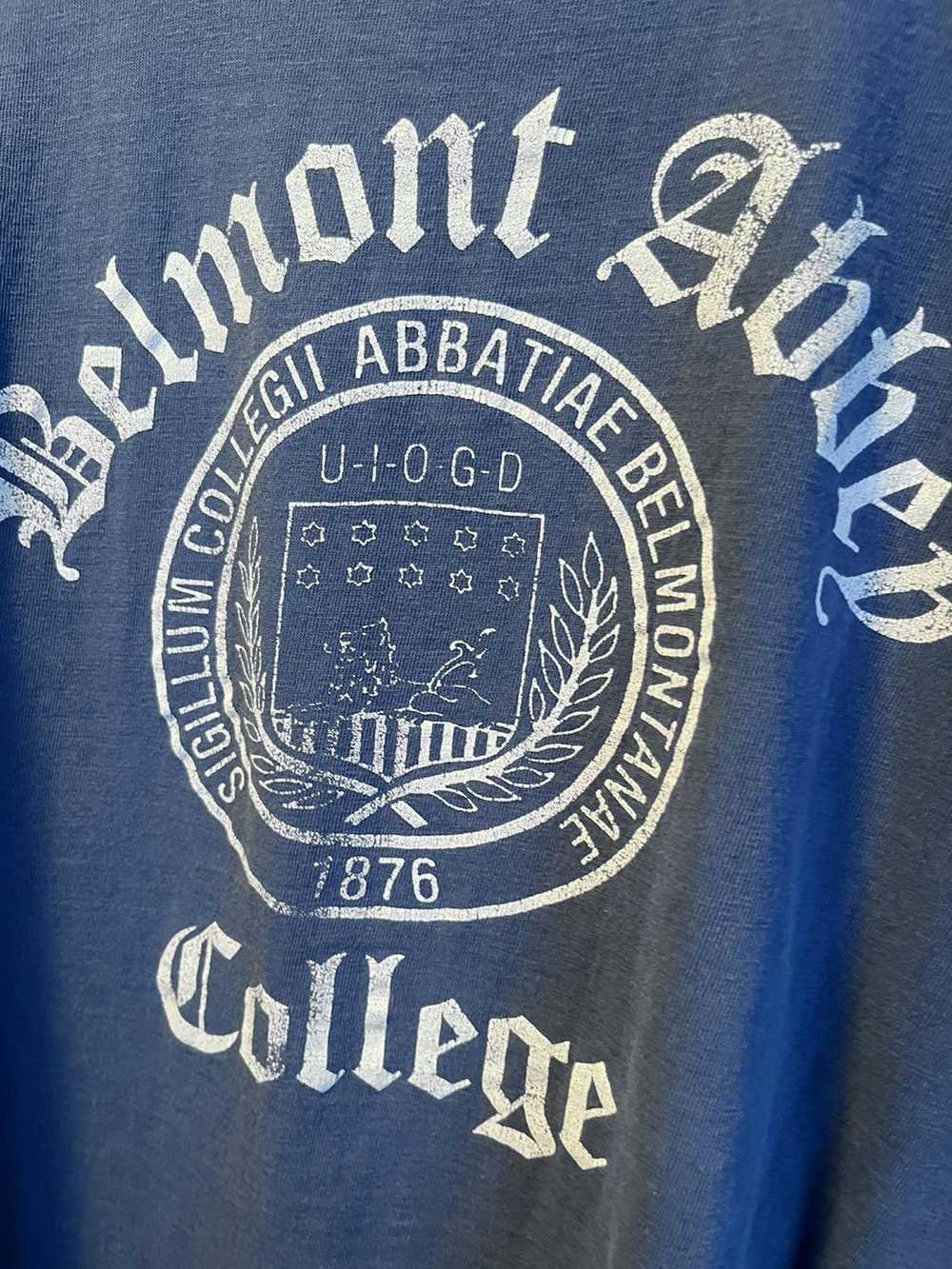 Vintage Vintage Belmont Abbey College T Shirt - image 3