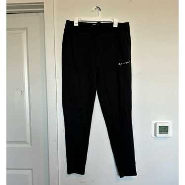 Champion MENS Black champion sweatpants size LARGE - image 1