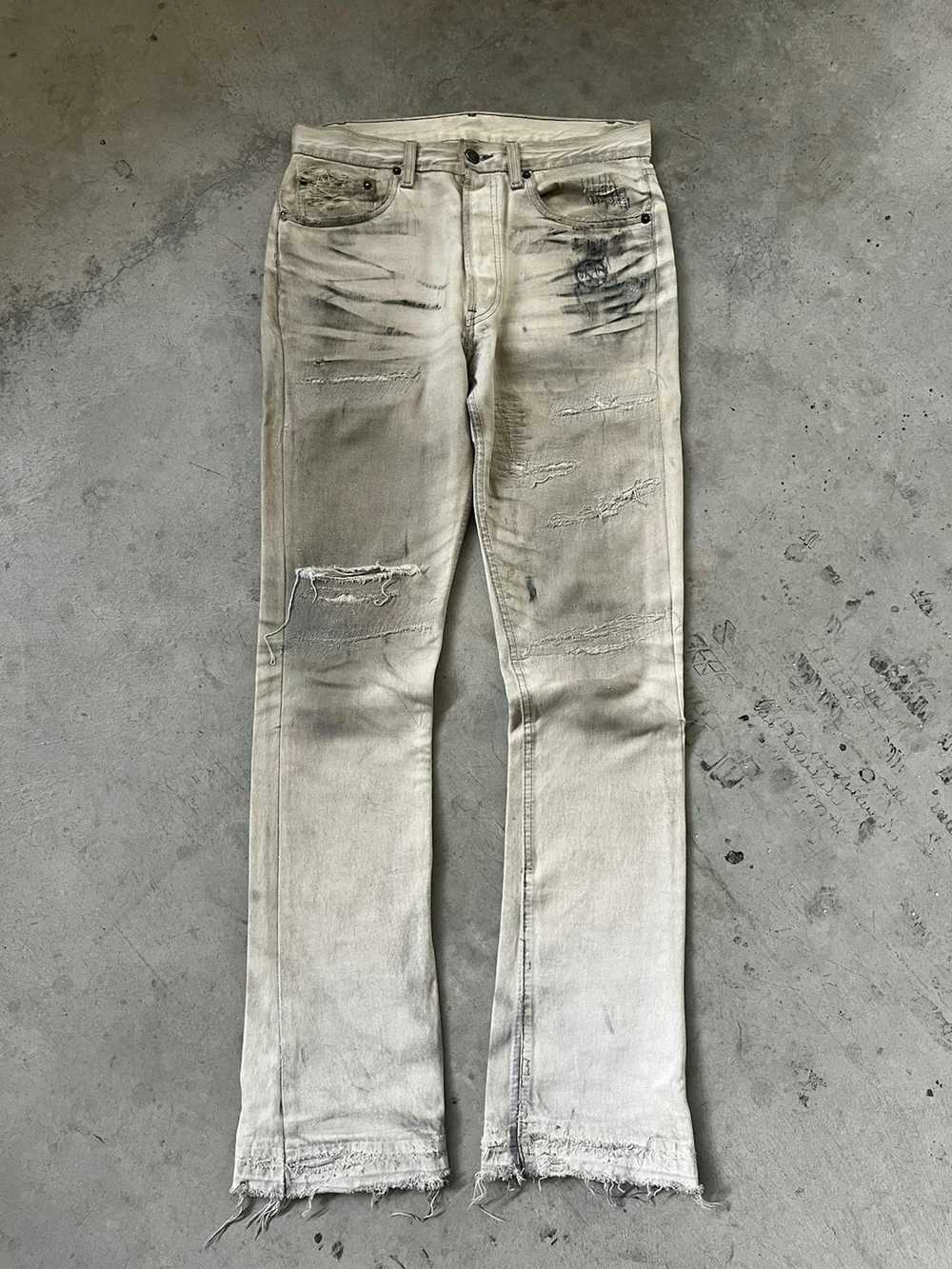 Levi's × Vintage 1990S DISTRESSED REPAIRED LEVIS … - image 1