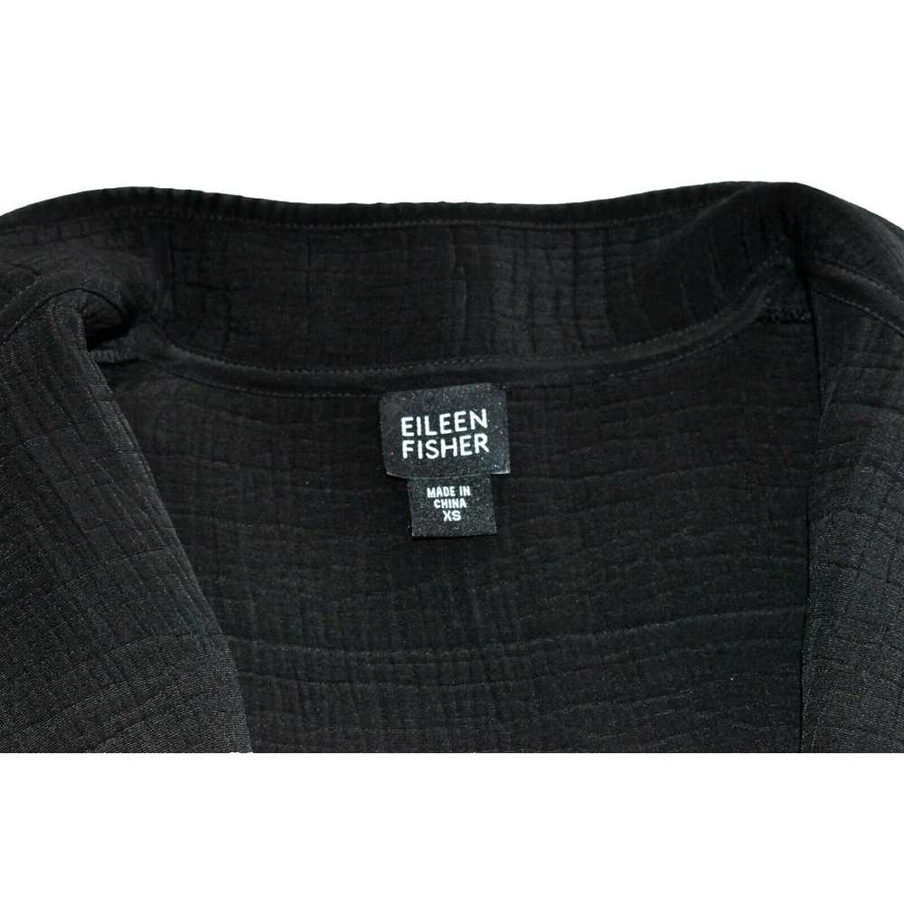 Eileen Fisher EILEEN FISHER Black Rayon Silk Stan… - image 4