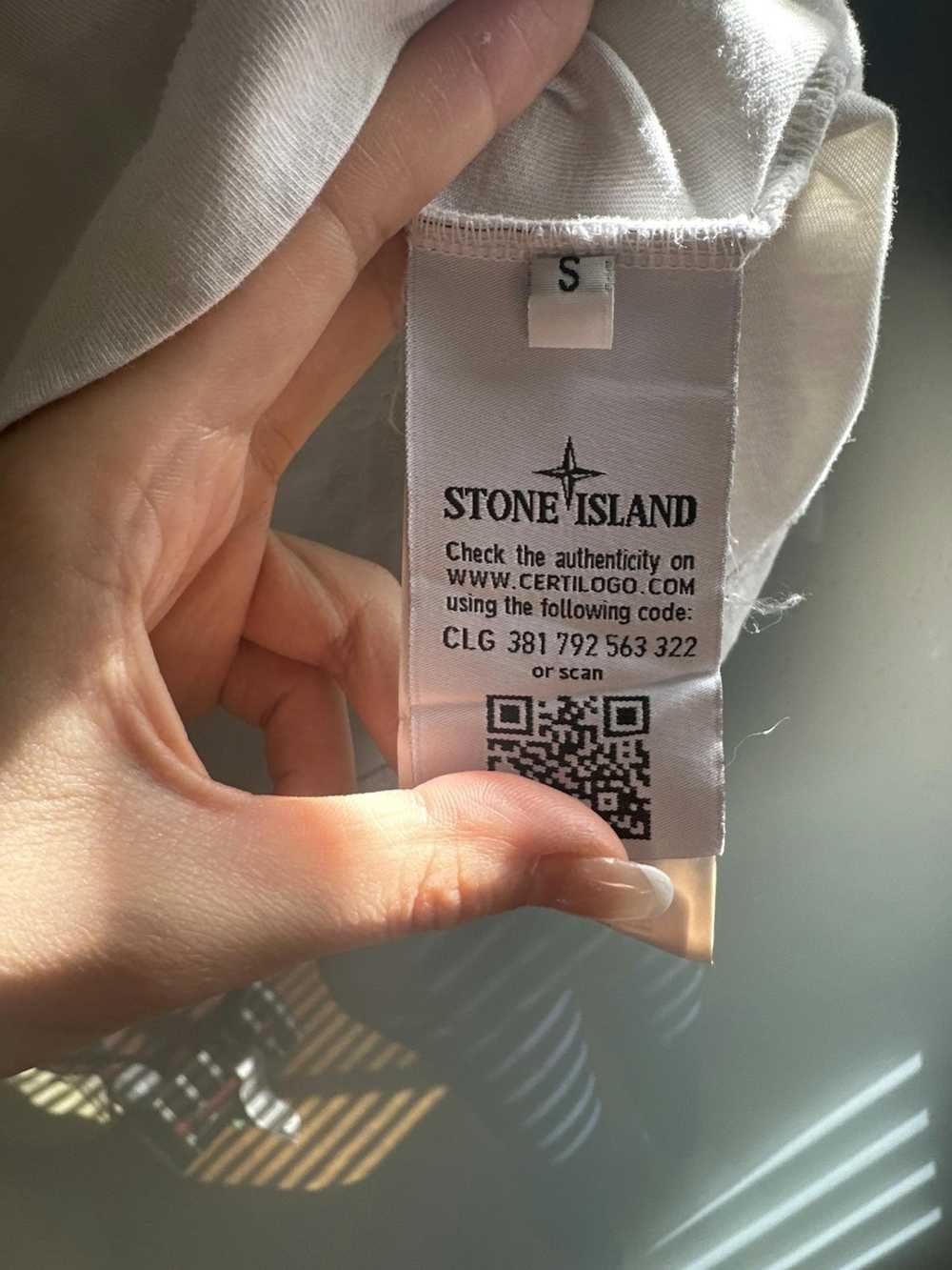 Stone Island Stone island off white T- shirt - image 2