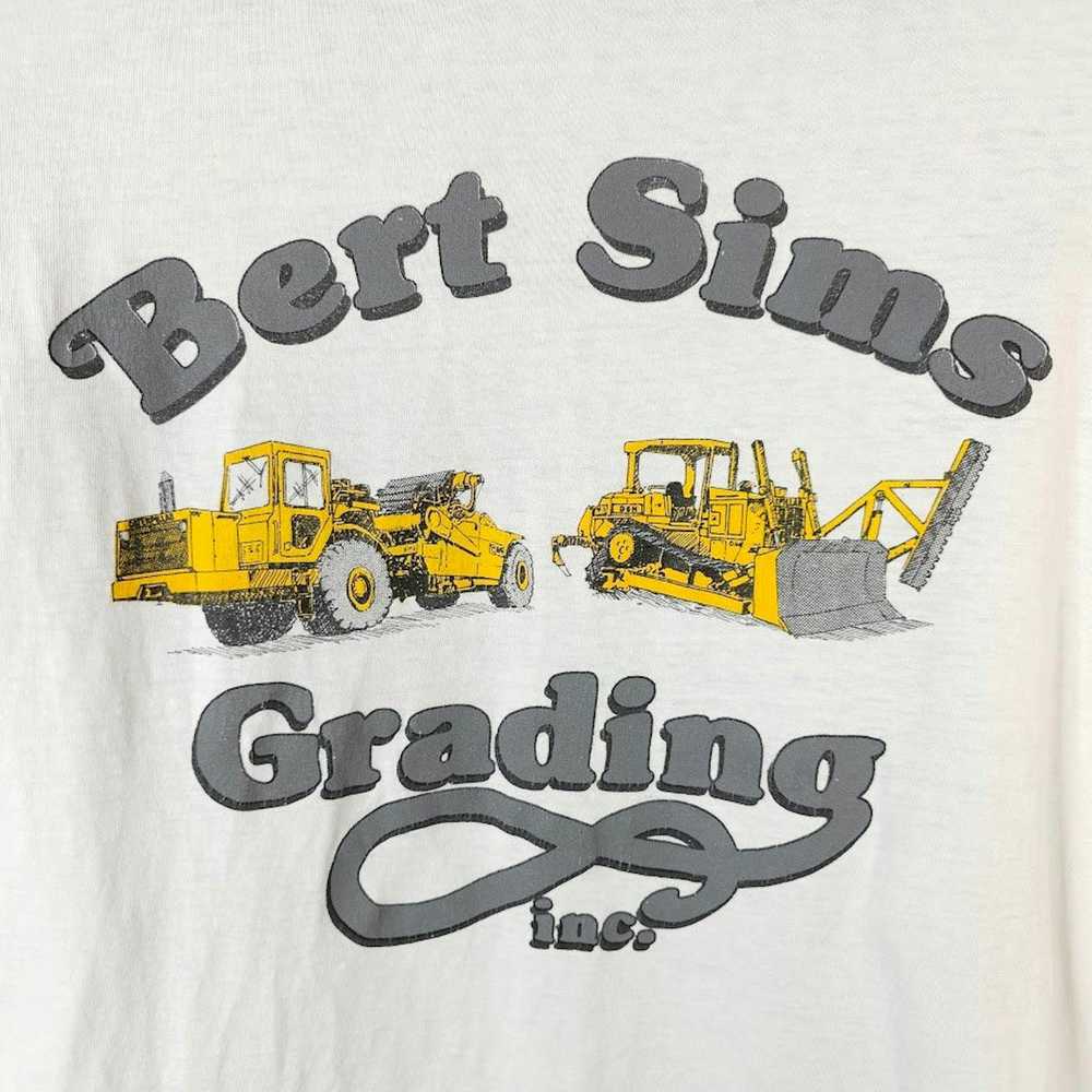 Vintage Vintage Bert Sims Grading T Shirt Mens Si… - image 4