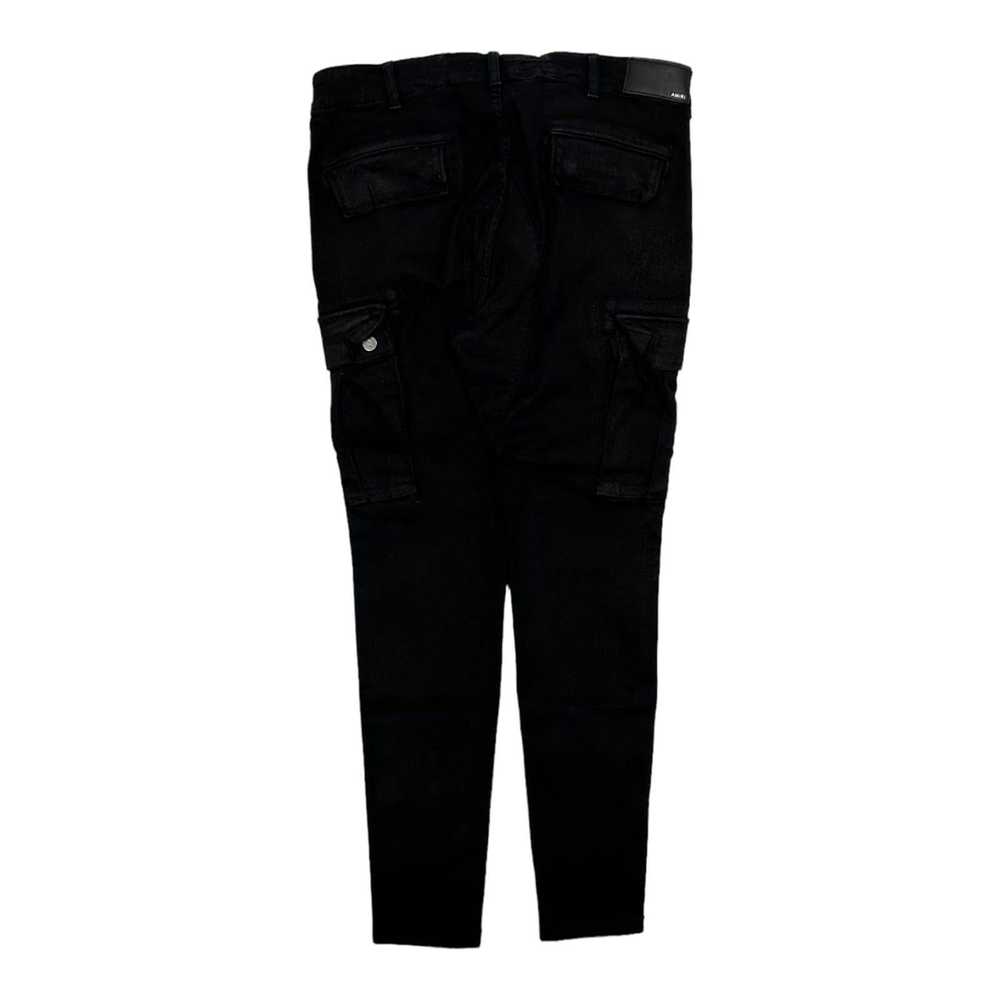 Amiri Amiri Waxed Cargo Pants Black - image 4